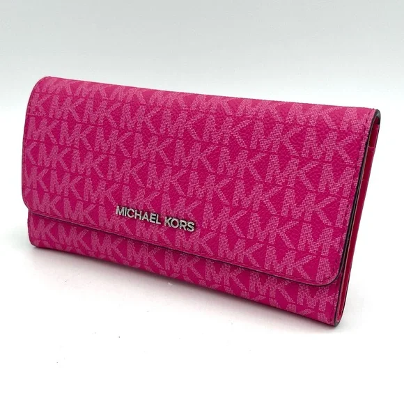 Michael Kors Large Trifold Wallet - Picture 1 of 6